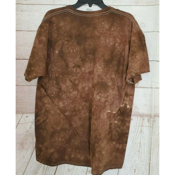 Brown Grateful Dead Reprint Tye Dye Gildan Heavy %100 Cotton XL T Shirt - Picture 5 of 11